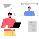 پیش‌نمایش فایل online-business-conference-4884183 از پک کسب و کار
