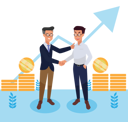 پیش‌نمایش فایل businessman-congratulating-to-employee-4883743 از پک کسب و کار