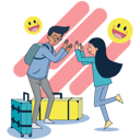 پیش‌نمایش فایل couple-going-on-trip-4883945 از پک احساسات افراد