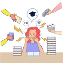 پیش‌نمایش فایل depressed-female-student-4883932 از پک احساسات افراد