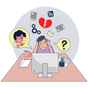 پیش‌نمایش فایل depressed-man-working-in-office-4883928 از پک احساسات افراد