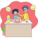 پیش‌نمایش فایل father-celebrating-birthday-of-son-4883943 از پک احساسات افراد