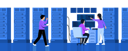 پیش‌نمایش فایل cyber-security-employees-working-in-office-4897452 از پک امنیت سایبری