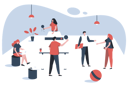 پیش‌نمایش فایل employees-working-in-office-4897294 از پک فعالیت‌های مردم