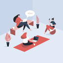 پیش‌نمایش فایل female-employees-working-together-4897284 از پک فعالیت‌های مردم