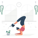 پیش‌نمایش فایل yoga-girl-watering-the-tree-4897289 از پک فعالیت‌های مردم
