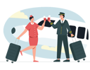 پیش‌نمایش فایل captain-and-air-hostess-holding-c-4916435 از پک فعالیت‌های مردم