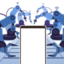 پیش‌نمایش فایل robotics-arms-controlled-by-mobile-4916385 از پک هوش مصنوعی (AI)