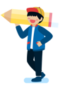 پیش‌نمایش فایل boy-holding-color-pencil-4914334 از پک دانش‌آموزان و دانشجویان