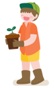 پیش‌نمایش فایل boy-holding-plant-4914234 از پک کشاورزی