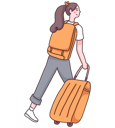 پیش‌نمایش فایل girl-walking-with-suitcase-4922822 از پک سفر و تعطیلات