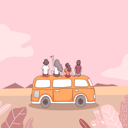 پیش‌نمایش فایل group-of-friends-sitting-on-van-4922812 از پک سفر و تعطیلات