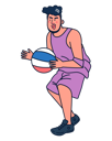 پیش‌نمایش فایل boy-playing-basketball-4964042 از پک کاراکترهای ورزشی