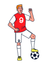 پیش‌نمایش فایل boy-playing-soccer-4964019 از پک کاراکترهای ورزشی