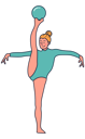 پیش‌نمایش فایل female-gymnast-4964062 از پک کاراکترهای ورزشی