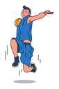 پیش‌نمایش فایل male-basketball-player-4964008 از پک کاراکترهای ورزشی