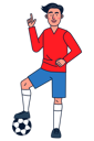 پیش‌نمایش فایل male-footballer-4964027 از پک کاراکترهای ورزشی