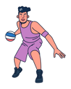 پیش‌نمایش فایل male-handball-player-4964037 از پک کاراکترهای ورزشی
