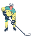 پیش‌نمایش فایل male-ice-hockey-player-4964011 از پک کاراکترهای ورزشی