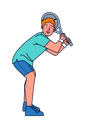 پیش‌نمایش فایل male-tennis-player-4964028 از پک کاراکترهای ورزشی