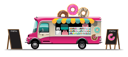 پیش‌نمایش فایل donut-van-shop-on-wheels-4975290 از پک وان غذا