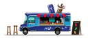 پیش‌نمایش فایل food-truck-beverage-and-wooden-chair-4975285 از پک وان غذا