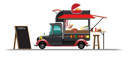پیش‌نمایش فایل food-truck-with-barbecue-grill-4975299 از پک وان غذا