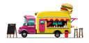 پیش‌نمایش فایل food-truck-with-burger-4975274 از پک وان غذا