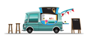 پیش‌نمایش فایل food-truck-with-ice-cream-4975279 از پک وان غذا