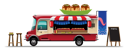پیش‌نمایش فایل food-truck-with-japanese-snack-4975288 از پک وان غذا