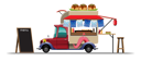 پیش‌نمایش فایل food-truck-with-japanese-snack-with-menu-board-4975301 از پک وان غذا