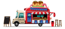 پیش‌نمایش فایل food-truck-with-takoyaki-4975289 از پک وان غذا