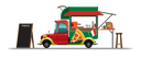 پیش‌نمایش فایل food-van-with-pizza-menu-4975297 از پک وان غذا