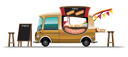 پیش‌نمایش فایل hotdog-truck-4975282 از پک وان غذا