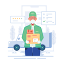 پیش‌نمایش فایل safe-delivery-during-pandemic-4975523 از پک خرید آنلاین