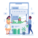 پیش‌نمایش فایل woman-getting-cashback-on-card-payment-4975525 از پک خرید آنلاین