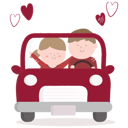پیش‌نمایش فایل couple-driving-car-with-heart-4972707 از پک عشق