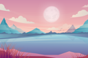 پیش‌نمایش فایل mountain-lake-landscape-4975035 از پک مناظر