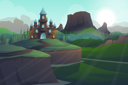 پیش‌نمایش فایل large-castle-in-mountain-4975881 از پک مناظر