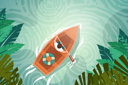 پیش‌نمایش فایل man-rowing-in-nature-canal-4975878 از پک مناظر