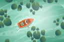 پیش‌نمایش فایل man-rowing-in-nature-canal-4975892 از پک مناظر