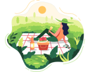پیش‌نمایش فایل girl-on-picnic-4975406 از پک سفر و تعطیلات