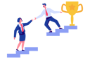 پیش‌نمایش فایل business-leader-helps-teammate-5015635 از پک فعالیت‌های تجاری