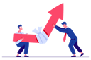 پیش‌نمایش فایل business-team-working-on-sales-growth-5015625 از پک فعالیت‌های تجاری
