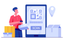 پیش‌نمایش فایل delivery-guy-scanning-barcode-of-delivery-box-5015634 از پک فعالیت‌های تجاری