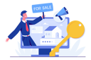 پیش‌نمایش فایل online-house-selling-5015621 از پک فعالیت‌های تجاری