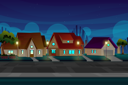 پیش‌نمایش فایل beautiful-night-scene-of-city-5015335 از پک مناظر