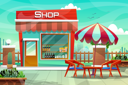 پیش‌نمایش فایل beverage-store-5015365 از پک مناظر