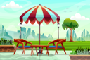 پیش‌نمایش فایل coffee-table-and-umbrella-5015363 از پک مناظر