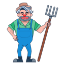 پیش‌نمایش فایل farmer-holding-shovel-5015570 از پک حرفه